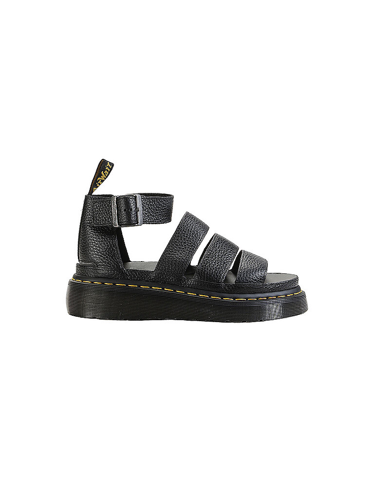 DR MARTENS Clarissa II Plateforme Sandales en Cuir en Noir, Taille: 36